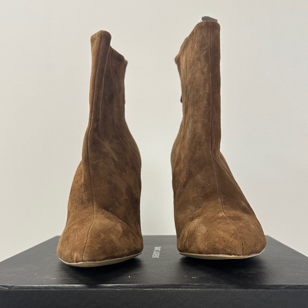 Steve Madden Brown Suede Heeled Boots